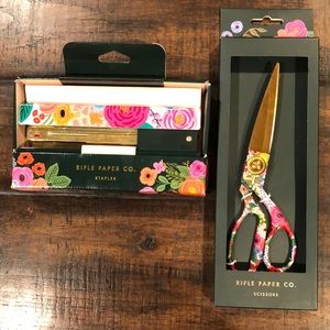 Rifle Paper Co. Stapler and Scissors Bundle NIB